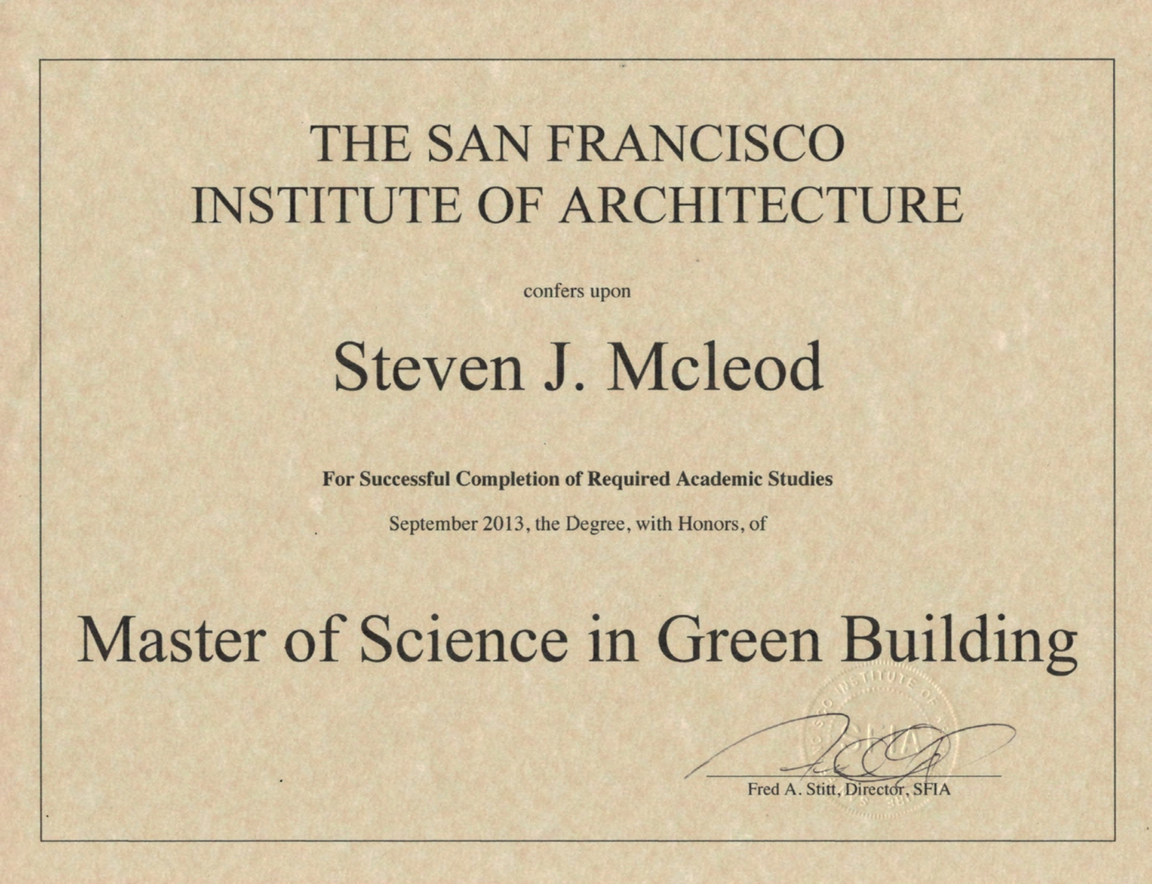 Certificate two