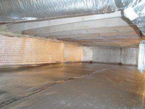 Radiant barrier crawl space